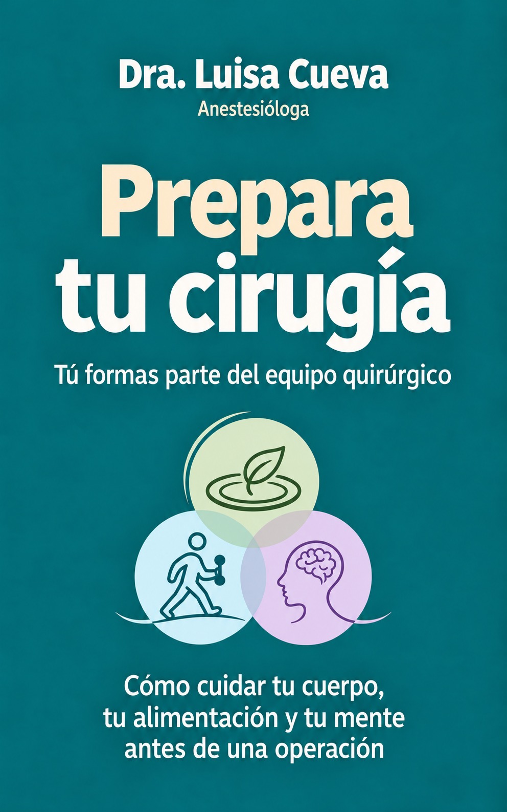 Portada del libro Prepara tu cirugía, de la Dra. Luisa Cueva